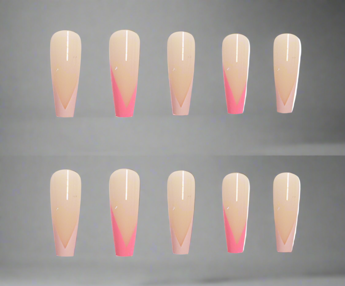 French European And American Long Ballet Fake Nails